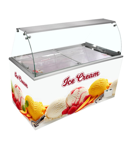 Pan scoop ice cream freezer - scoop,