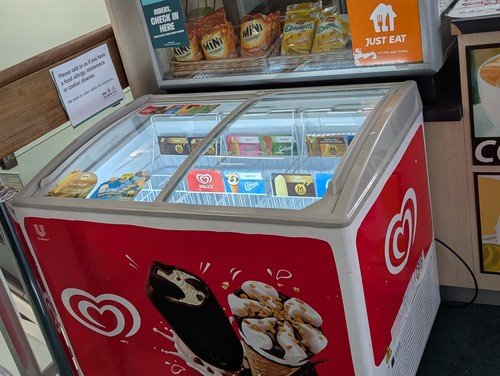 Walls ice cream display - walls,