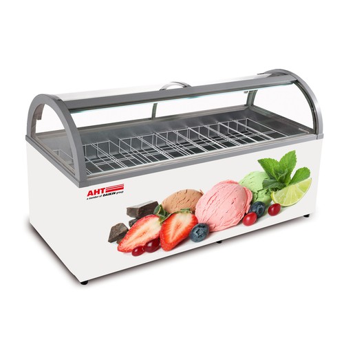 Big pan ice cream scoop - cream,